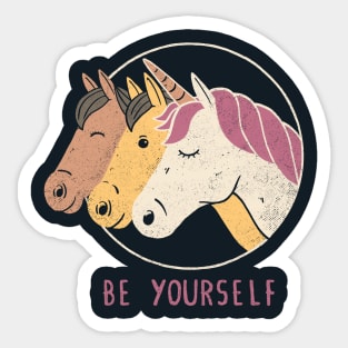 Be Yourself Sticker